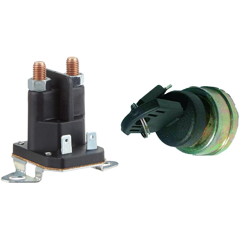 Relais de démarreur Greenstar 4621 et contacteur clé universel pour tracteur tondeuse