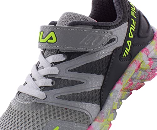Fila Cryptonic 7 Strap Mashup Girls Shoes Size 10.5, Color: Grey/Multi3