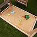 KidKraft LawnMeadow Wooden Swing Set/Playset with Swings, Slide, Sandbox, Telescope Rock Wall and Monkey Bars