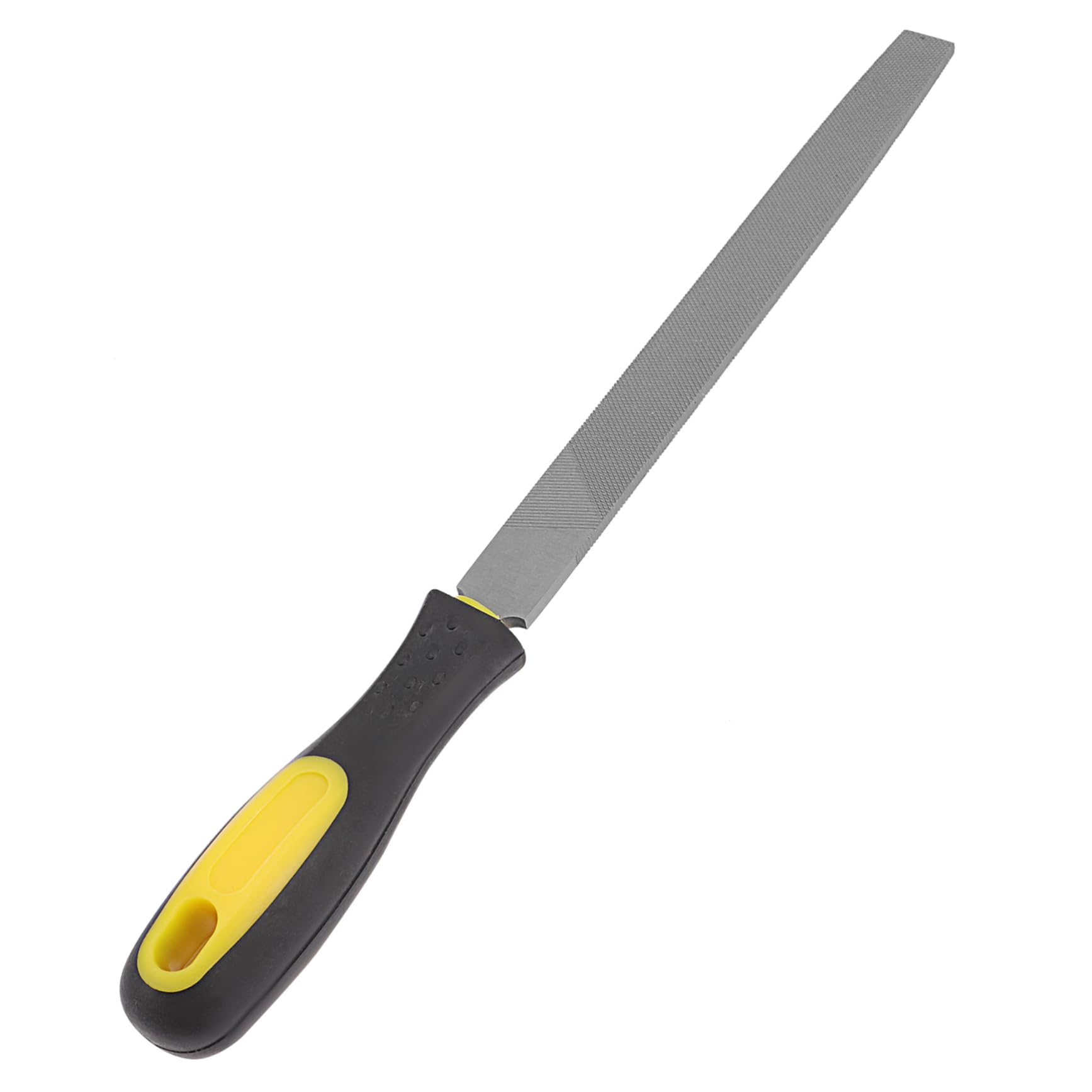 ARTIBETTER 8in Metal Mill Flat File Hand File with Ergonomic Handle Sharpening Tool for Grinding Random Color