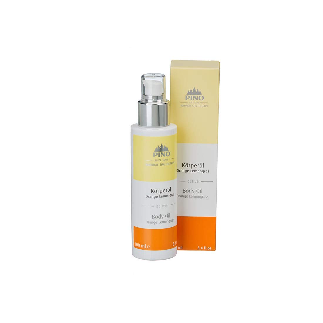Pino Body Oil Orange Lemongrass 100% Natural 100 ml, 100 ml (1er Pack)