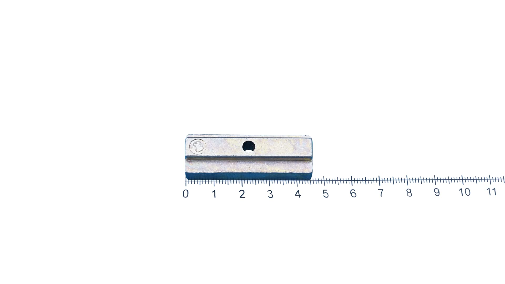 Siegenia strike plate TS type 380 also 0380 and A0380 with Ante Bellum® mounting material (10 units), Titanium Silver, 10 Einheit - Image 4