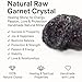 Natural Garnet Raw Crystal Stone – Healing Energy Rock for Reiki, Chakra Balancing, Meditation & Crystal Collection – Raw Garnet Mineral for Positive Energy, Strength & Vitality