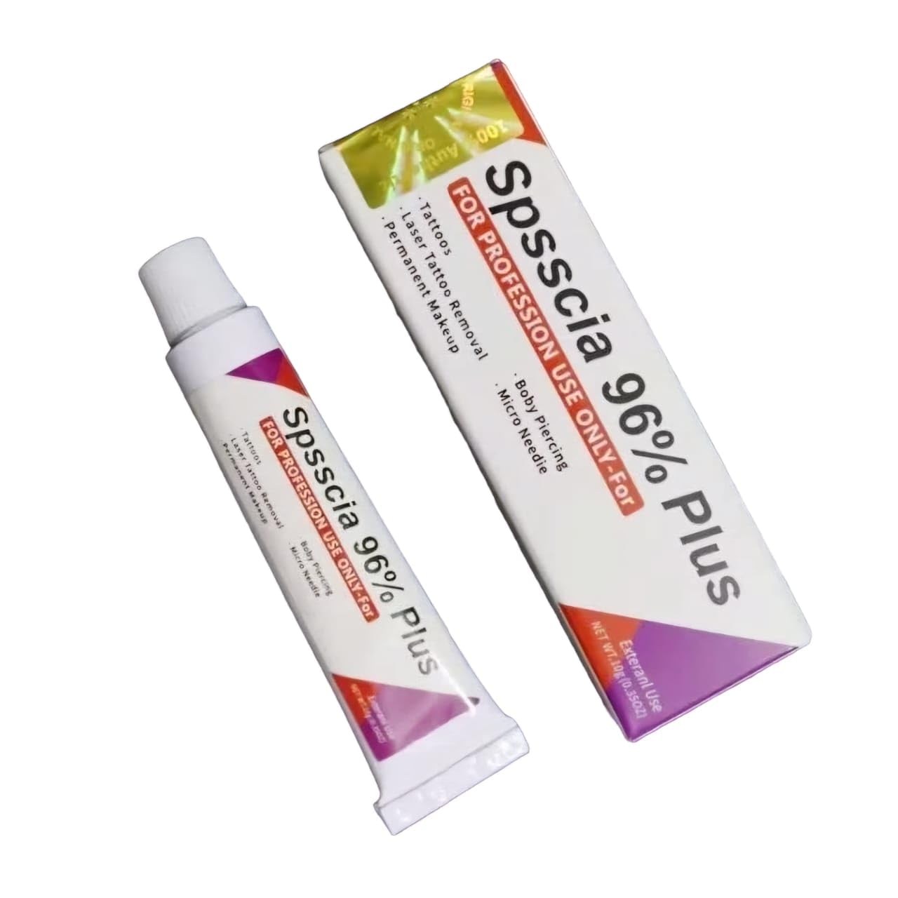 Sposscia 96% Plus クリーム 10個セット 10g Numbing Cream 96% Plus 25 minutes fast numb White (Original