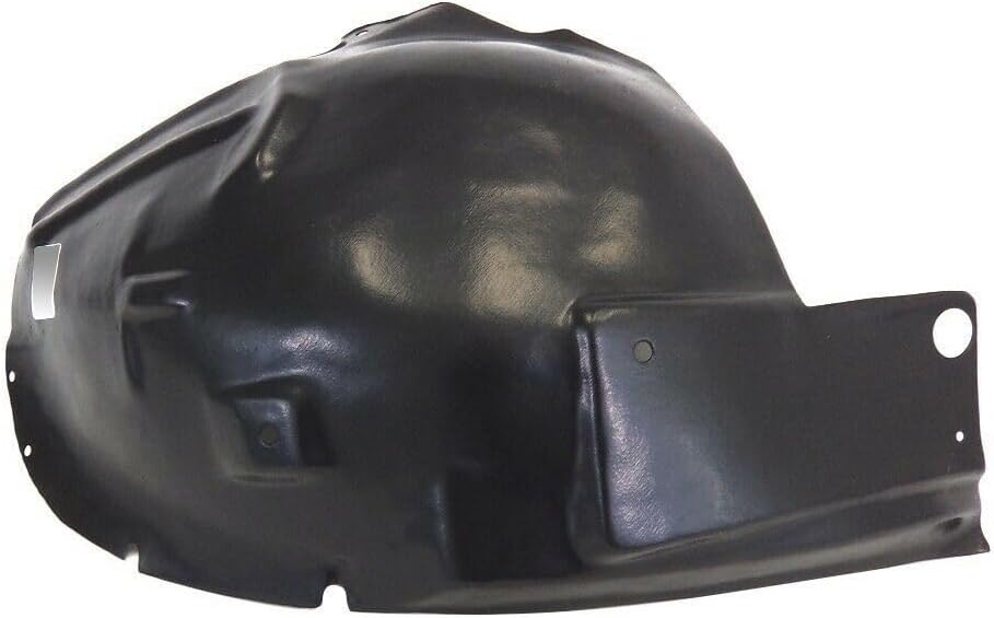 Wheel Liner Left Driver Front Side Plastic Splash Shield for Ford for Mustang Base 05-09 & Shelby GT 07-08 & Shelby GT500 07-09 & Bullitt/Shelby GT500KR 08-09 Unfinished MM1090