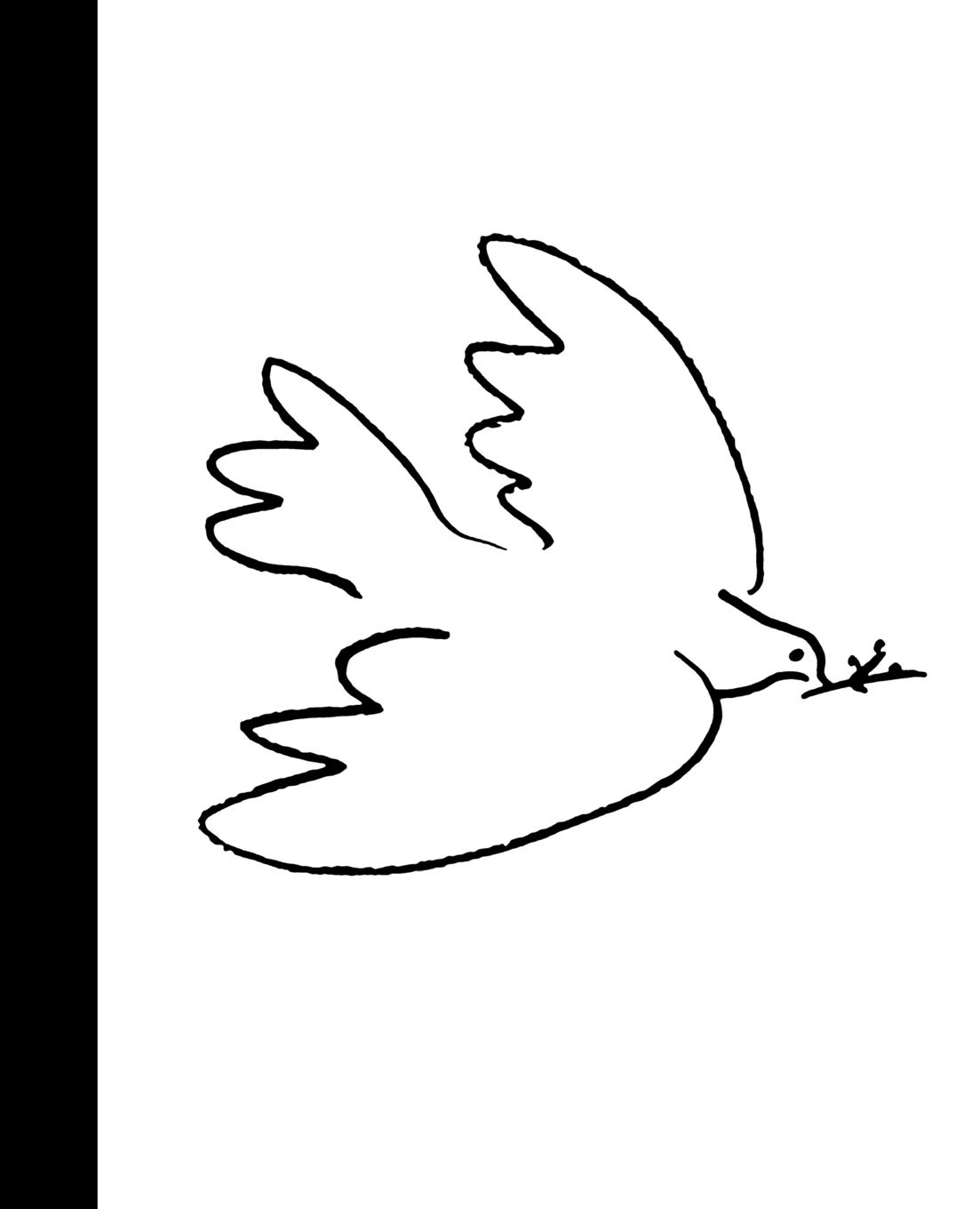 Premium Notebook: Dove of Peace - Pablo Picasso | College Ruled Notebook | Journal: Volume 6