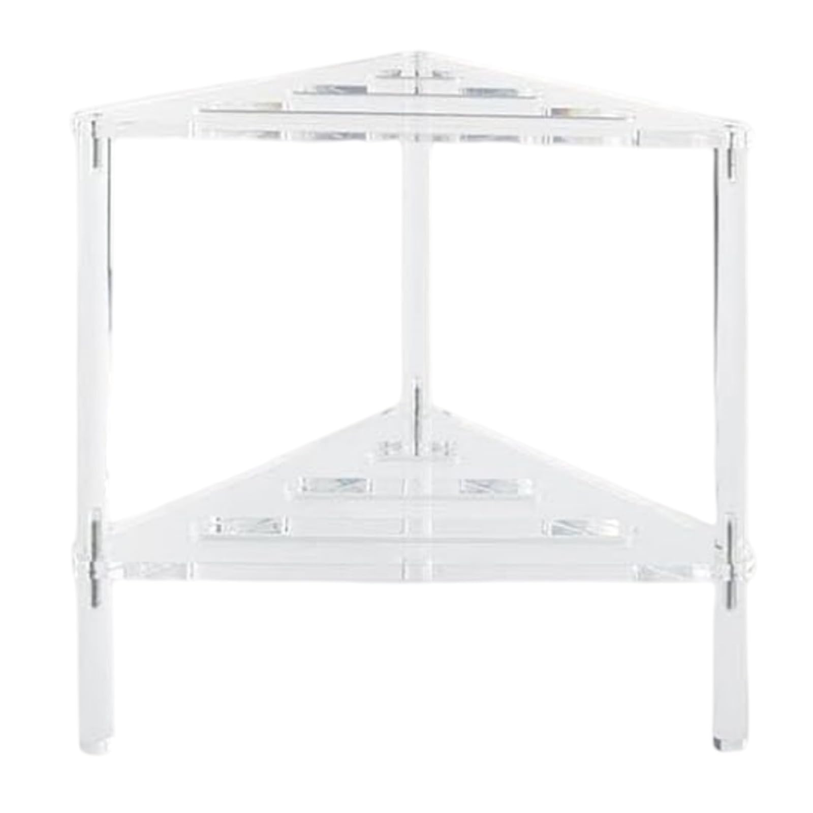 HEYZAKKA Shower Stand,Portable Sturdy Acrylic Shower Stand for Indoor Use High with Storage Shelf and Without Slip Waterproof Designs