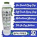 Reusable Water Bottles with Times to Drink | BPA-Free Leakproof Bottle with Motivational Time Marker, Chug Cap & Easy Carry Handle | Perfect for Fitness, Weight Loss, & Health Challenges - Made in USA