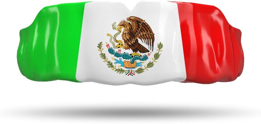 Impact Custom Mouthguard Boxing, MMA, Muay Thai Sports s for Youth Adults, Professional Custom-Fit, Mexican Flag
