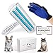 LIXOUPET Brosse Anti Poils Animaux Chat Chien, Brosse Ramasse Enlève Poils, Magique Réutilisable pour Poils, Rouleau à Poils d'animaux, Épilateur(vêtements/canapé/Voiture/lit/Tapis)