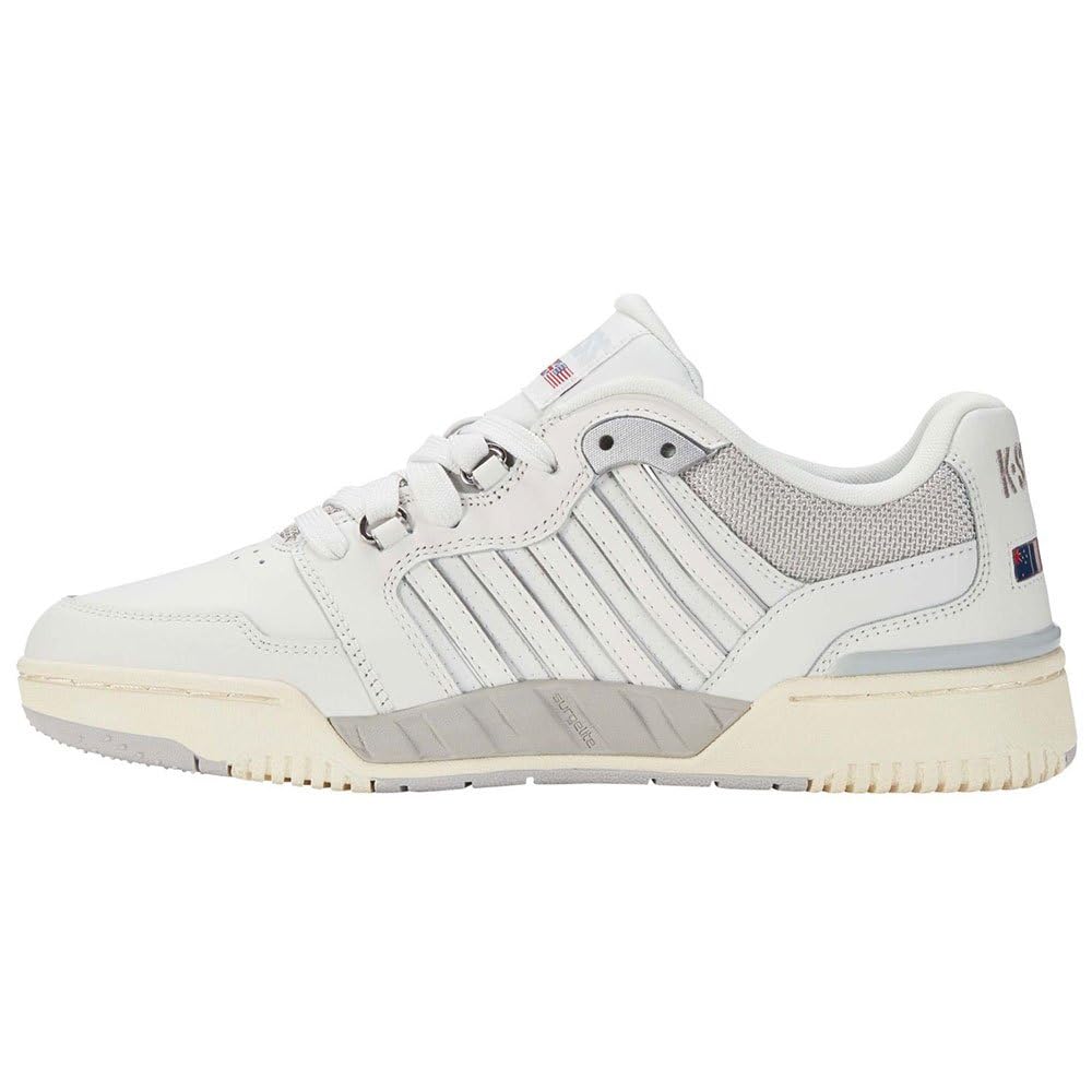 K-Swiss Leder Turnschuhe Rival Si-18 weiß