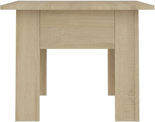 Miniatura 10 de Mesa de centro, elegante mesa de café, mesa de café adecuada para sala de estar, oficina, balcón, estudio, sala de estar familiar, roble ahumado,