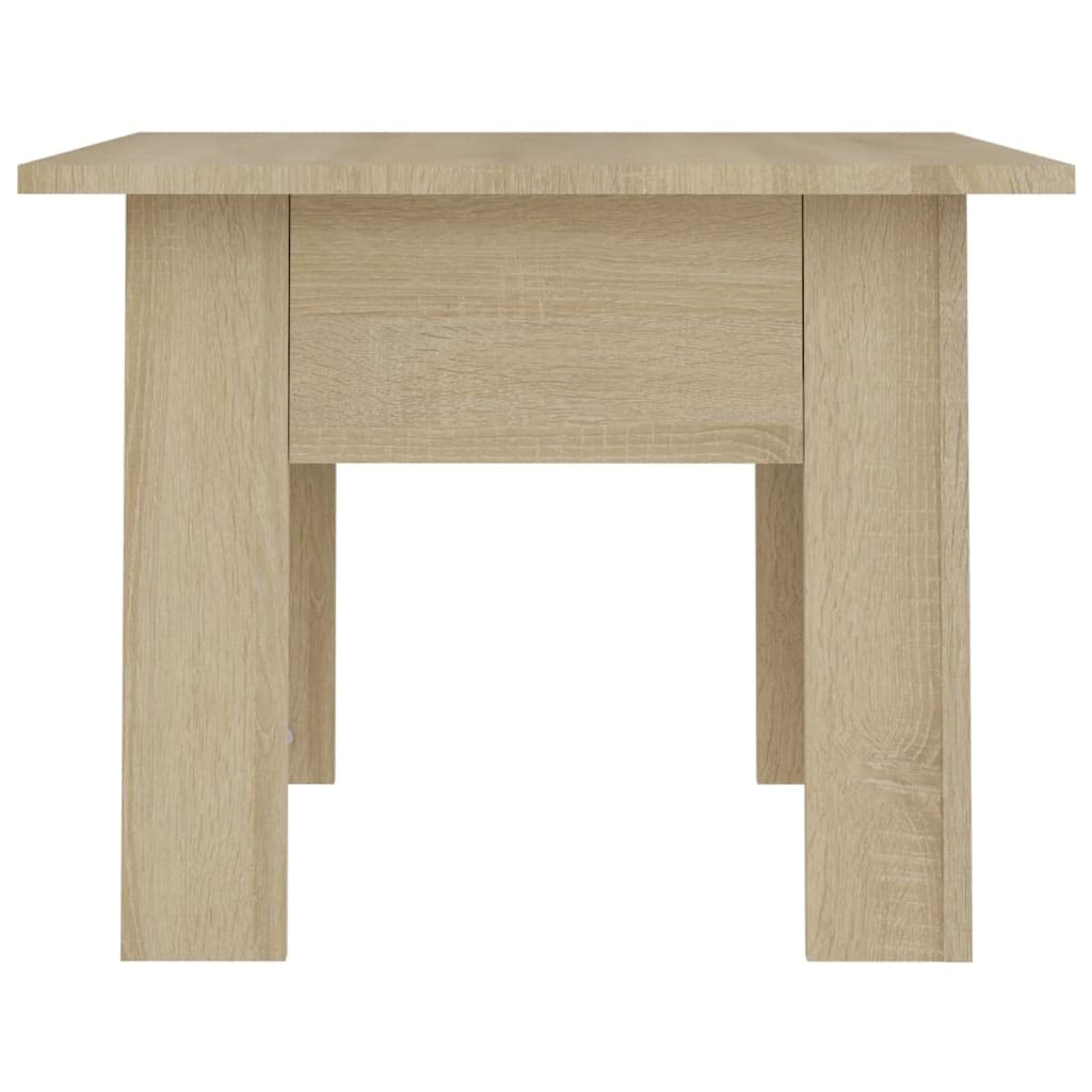 Couchtisch Sonoma-Eiche 55x55x42 cm Holzwerkstoff, Couchtisch, Wohnzimmertisch, Beistelltisch - für Wohnzimmer und Büro - Mittelpunkt für Ihr Zuhause