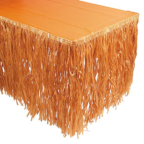 Natural Artificial Grass Table Skirt - Party Supplies - 1 Piece