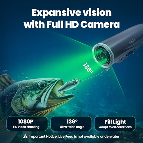 Chasing Canfish Fishing Camx Underwater Fishing Camera thumb #1