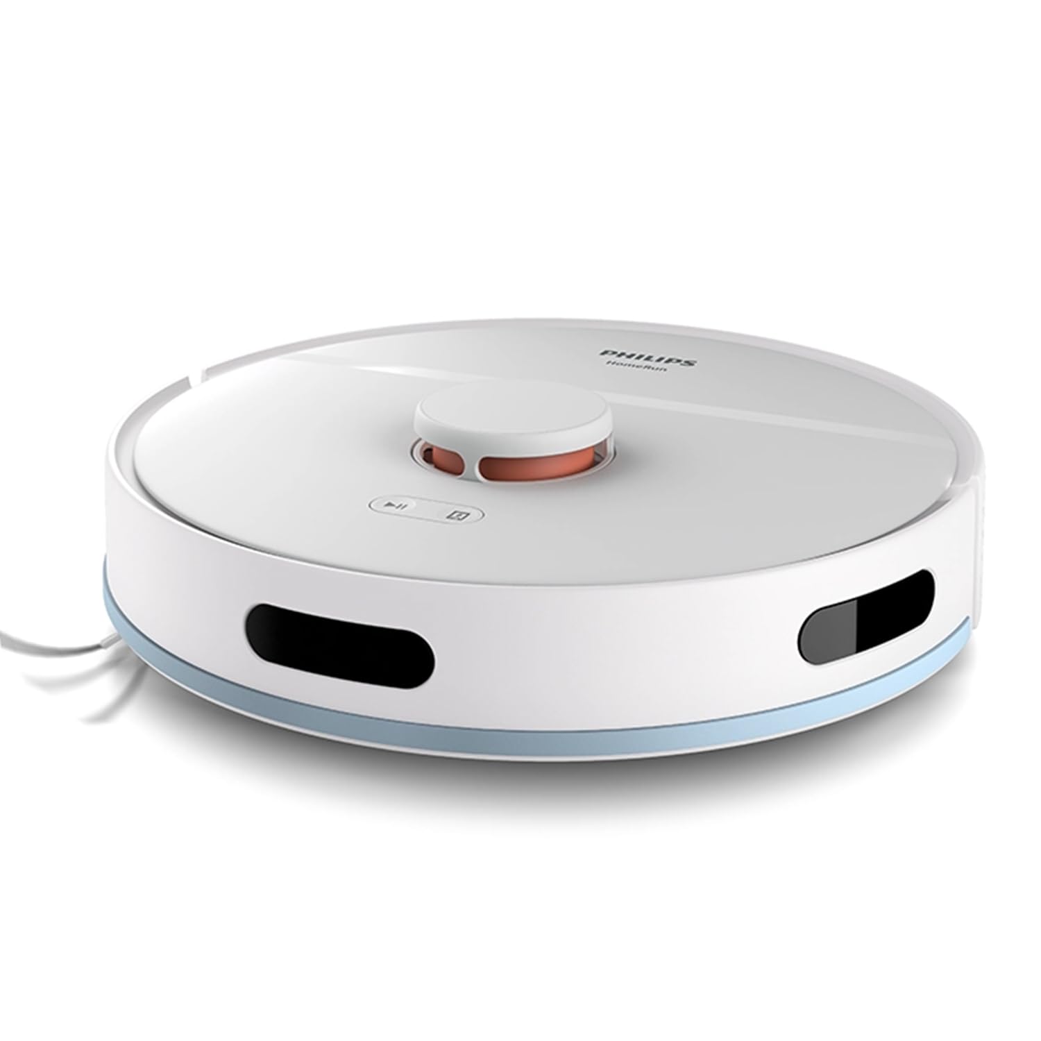 Philips HomeRun serie 2000: Robot aspirapolvere e lavapavimenti 2-in-1, aspirazione 2700 Pa, autonomia 130 min, navigazione laser, potenziamento tappeti, controllato da app, Bianco artico (XU2000/20)