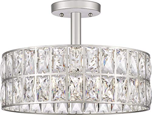 Discount 80% Quoizel QF4046PK Coffman Semi Flush Ceiling Lighting, 3-Light 180 Watts, Polished Nickel Discount 80% Quoizel QF4046PK Coffman Semi Flush Ceiling Lighting, 3-Light 180 Watts, Polished Nickel