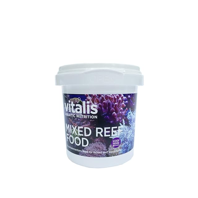 Vitalis Mixed Reef Food (50 g, 100 - 400 micras escamas) - Polvo micronizado para acuarios