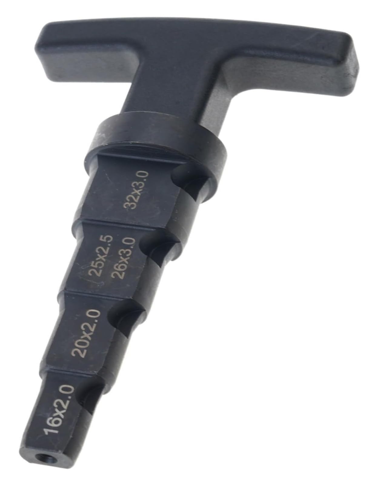Herramienta de desbarbado de tuberías 4 en 1, escariador de calibración multicapa, herramienta de chaflán interno de 16/32mm, trinquete de fontanería for tuberías