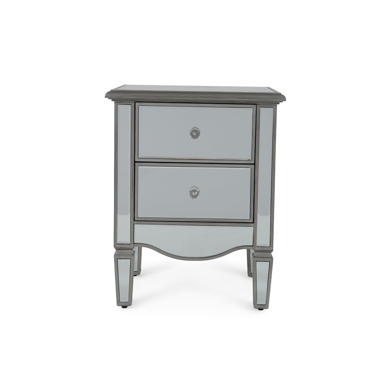 Pan Emirates Home FurnishingsCasablanca Night Stand, Silver