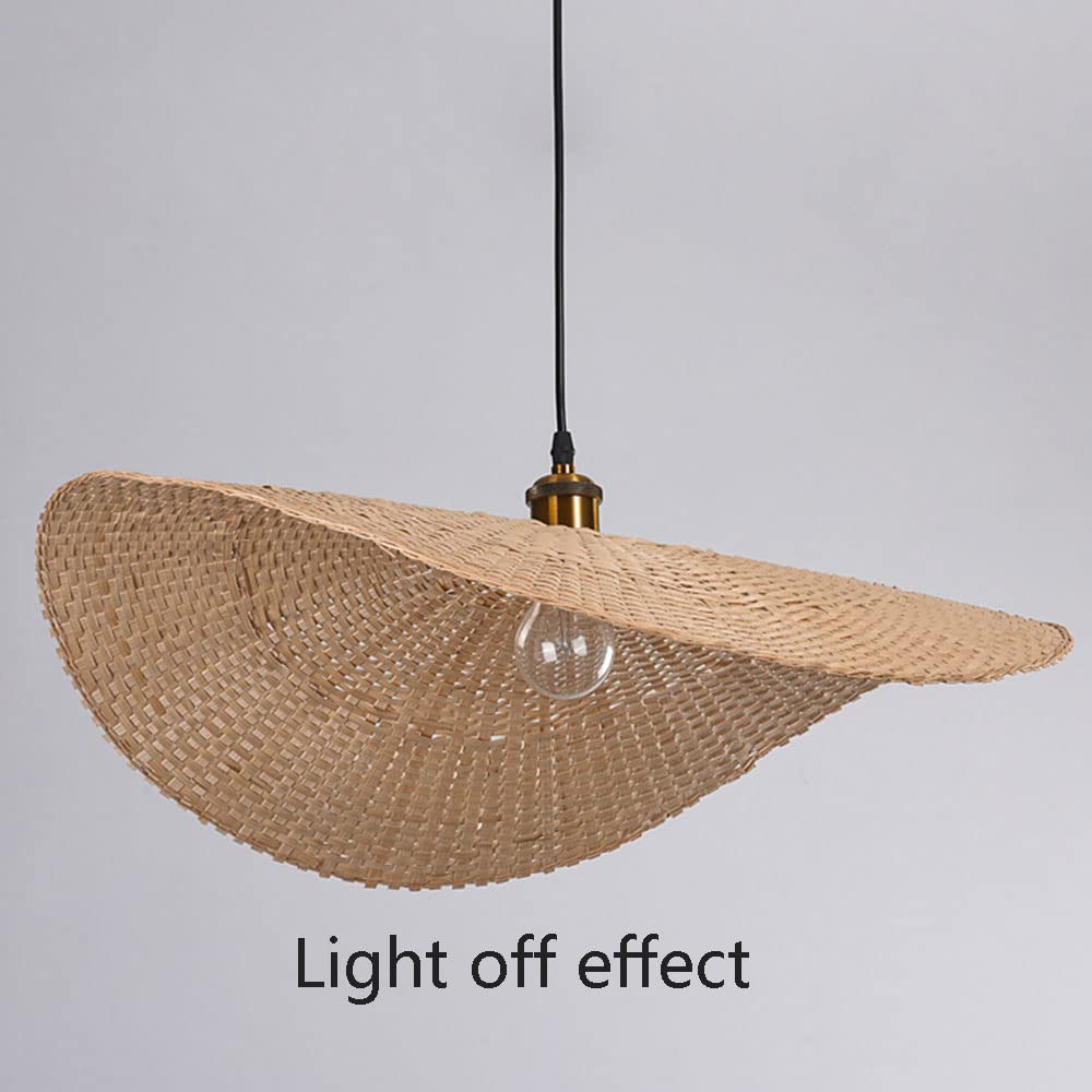 lampa wisząca z wikliny 1 żarówka, wisząca lampa z naturalnego rattanu, klosz do domu, do salonu, sypialni