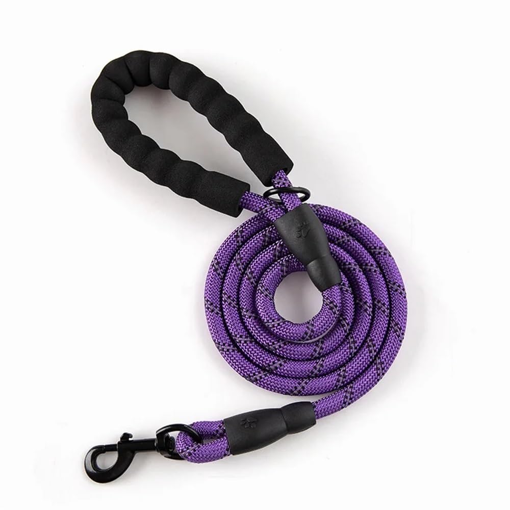 Longe pour chien réfléchissante et laisse de chien forte pour animaux