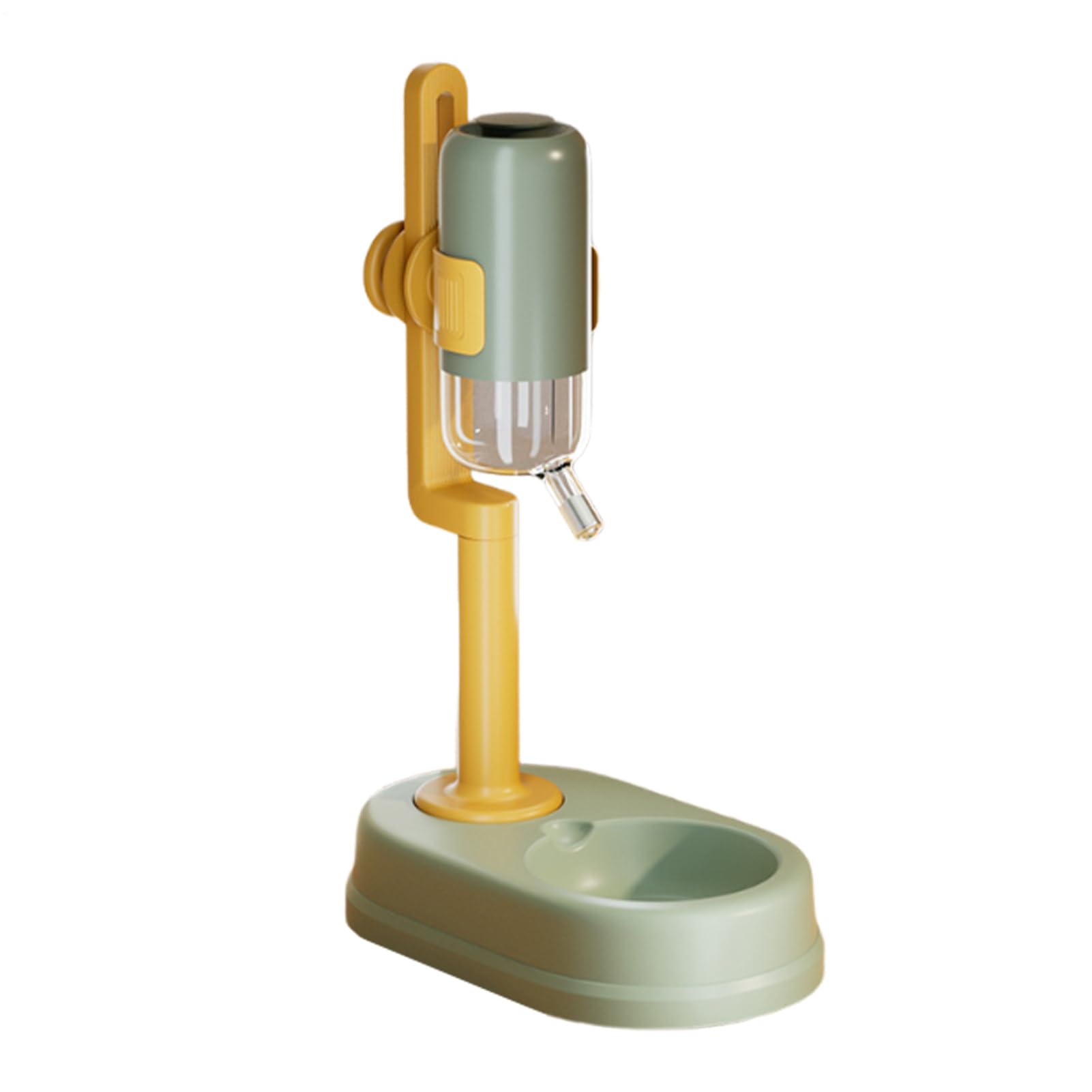 Abreuvoir anti-glouton réglable avec fontaine 750ml pour protéger la déglutition du lapin