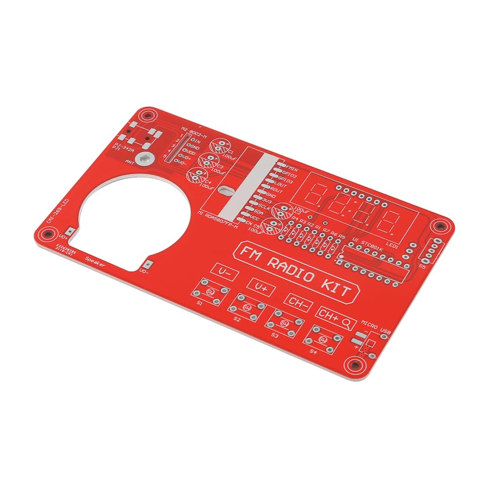 Kits de electrónica, Kits de Soldadura, Kits de Radio, Kits de Radio DIY con Pantalla Digital USB, aprende a soldar, Kits educativos y de práctica de Soldadura DIY