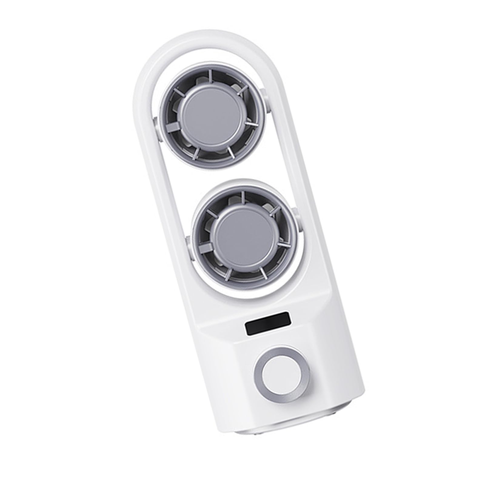 TAZIZI Space Saving Desktop Tower Fan for Comfortable and Quiet Cooling 4000mAh Rechargeable Table Fan Electric for Home