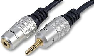 Pro Signal – 3,5 mm estéreo conector Jack a Socket plomo, 500 mm), color azul