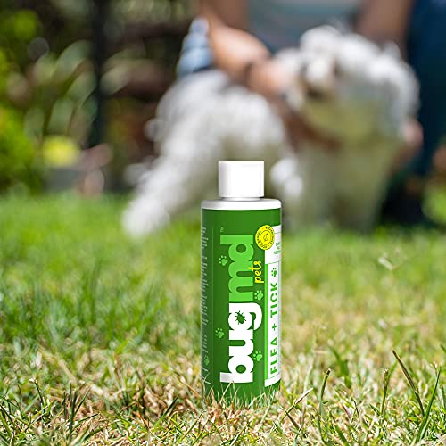 BugMD Flea and Tick Concentrate (3.7 oz)- Essential Oil-Powered Formula, Controls Fleas, Ticks, Mites in Dogs, Cats, and… - Image 3