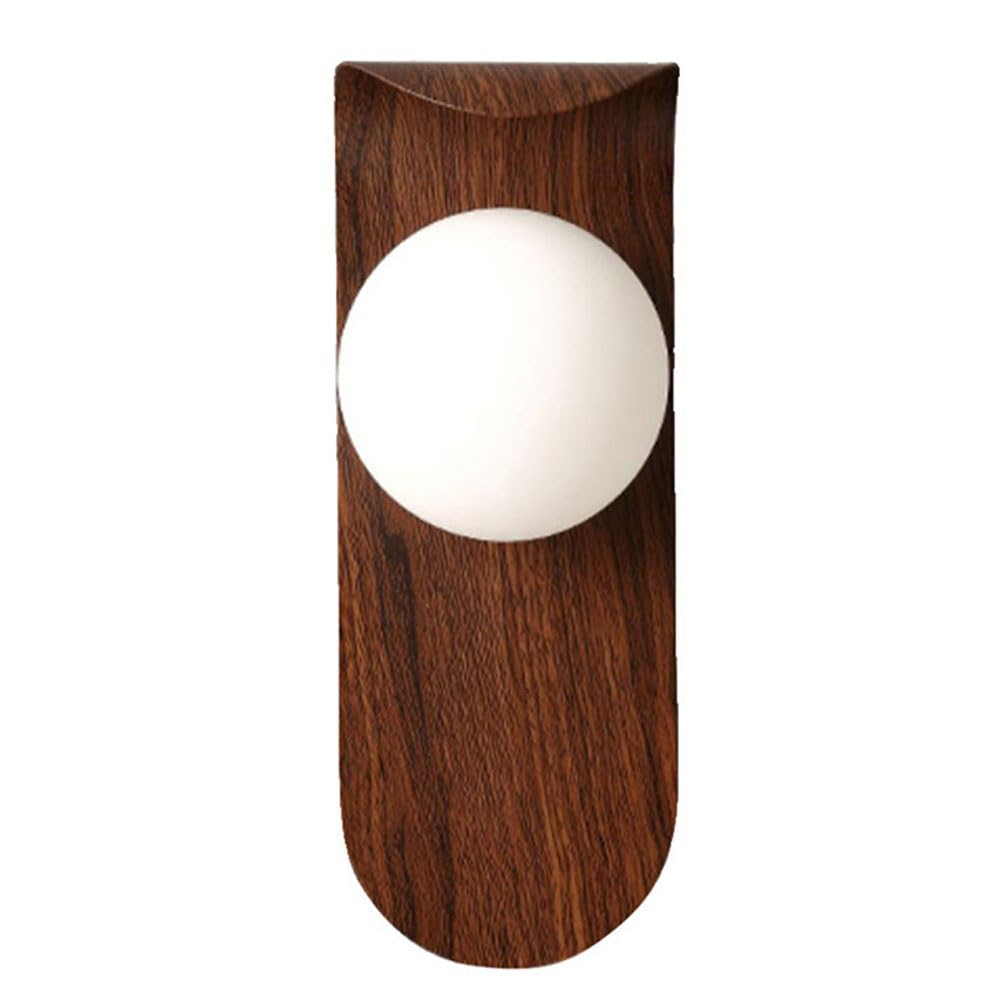 GUOGUOSM American Industrial Style Indoor Wall Sconce, G9 Screw Hard Wire Connection Wall Light, 9.8in Metal Glass Wall Lamp, Bedside Living Room Corridor Decorative Lighting Fixtures