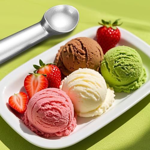 2 PCS Ice Cream Scoops – 7.1" Non-Stick Aluminum Alloy, Heavy Duty Anti-Freeze Handle, Easy Grip Design for Hard Ice Cream, Gelato, Sorbet, and Ice Cream Scoop with Release - Image 6