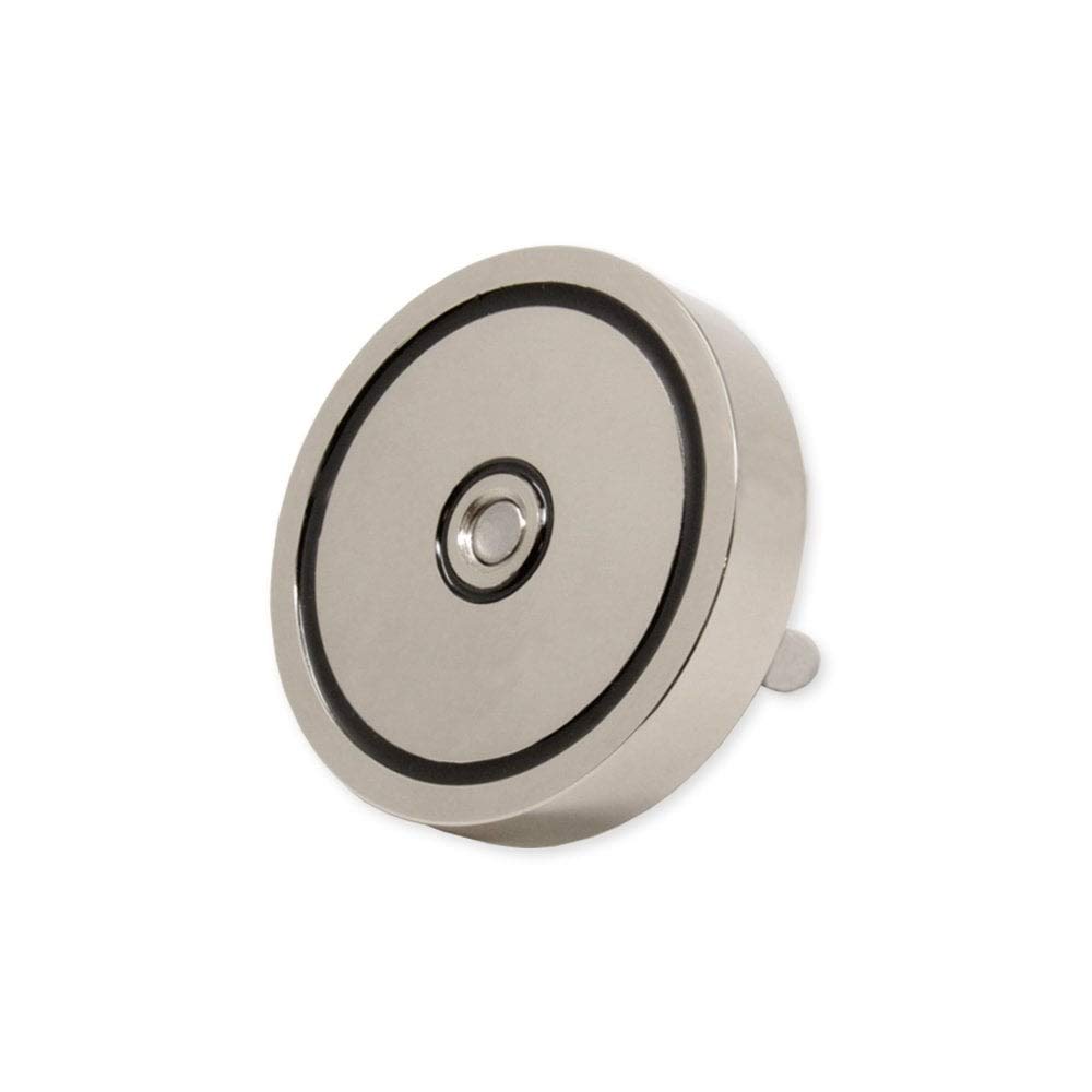 N42 Pot Pot Noodmio Magnet Con Mebolla M10 Per Pesca A Magnete, Recupero E Caccia Al Tesoro - 75Mm Dia x 15Mm - 200kg Di Tiro - Pacco Di 1