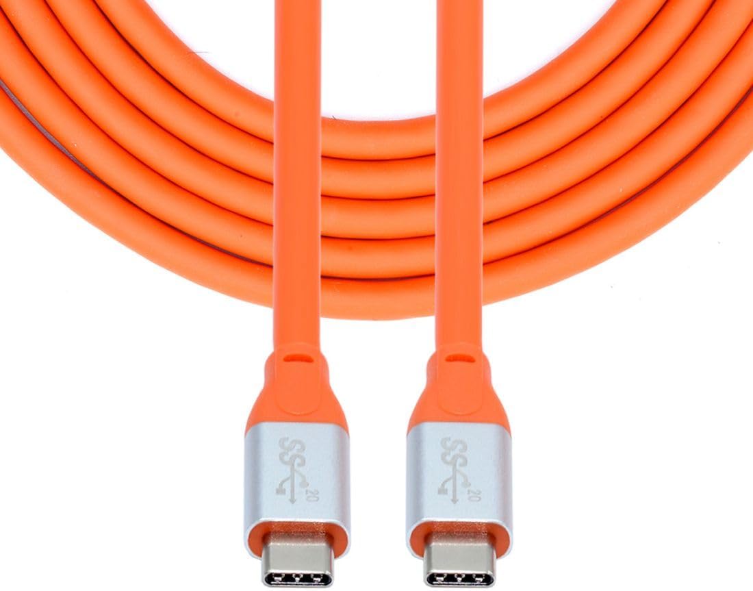 chenyang USB Cケーブル USB 3.2 ウルトラソフト 高フレックス 20Gbps 100W 8K 5K 4K USB 4.0 ハイパー超柔軟コード 0.5m