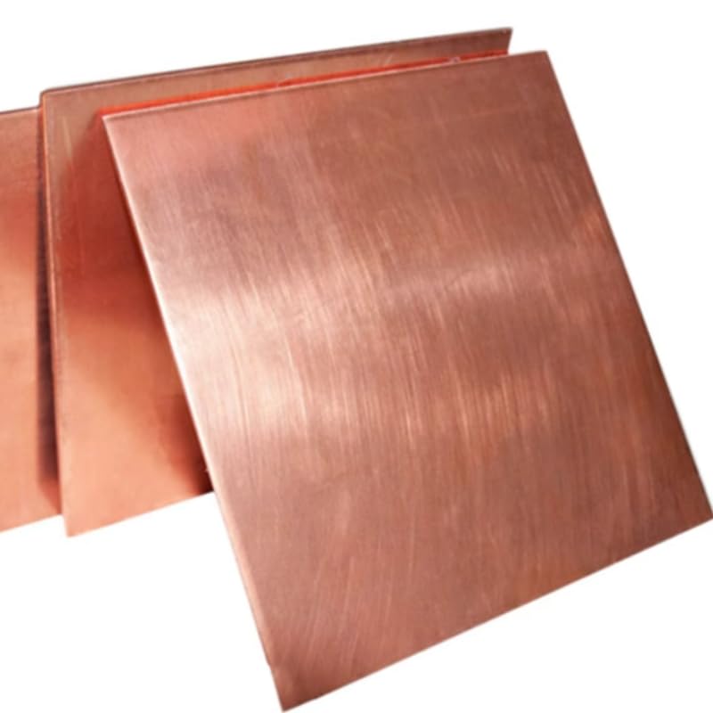0,8/1/1,2/1,5/2/2,5/3/4 x 100/200 x 100/200 mm Dicke, 99,9% reines Kupfer-Cu-Metallblech, Folienplatte(Thickness 4mm,50x100mm)