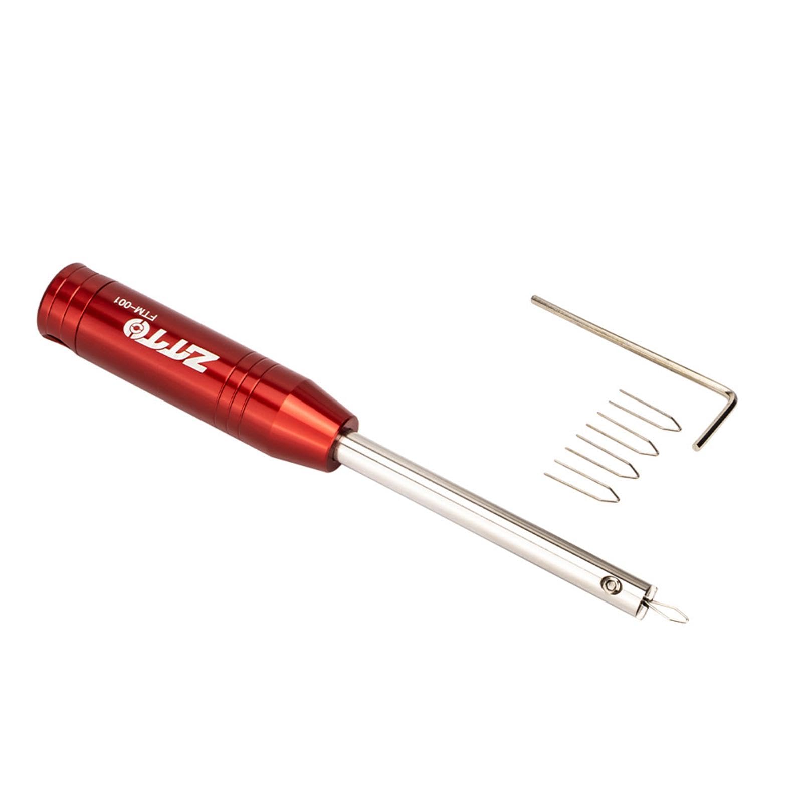 LOOM TREE® Bike Spoke Insertion Driver Tool Hanging Riding Installation Connection Tool Red | Cycling | Bicycle Maintenance & Tools | Tools