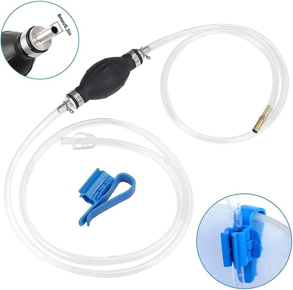 calma Siphon hand pump manual fuel transfer pump siphon hose for gas gasoline petrol diesel oil liquid water fish tank with durable pvc hoses,portable widely use