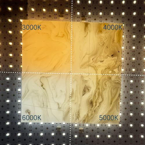 Image of 4-Pack LED Backlight Sheet 24V 36W 5000K White, 19.3X9.6 inches Each Unit, Dimmable Flexible LED Panel Sheet for Backlit Translucent Stone /Marble /Onyx /Quartz Countertops Walls