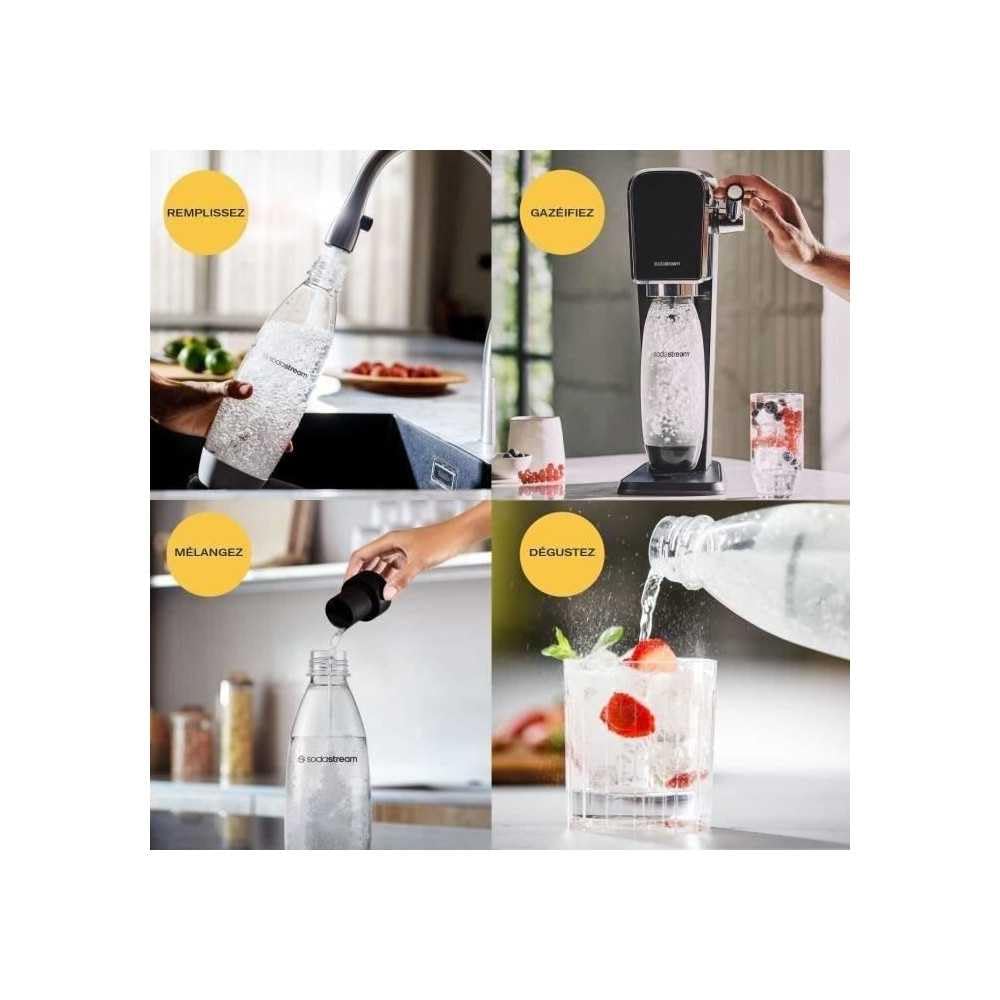 Sodastream Machine à Soda et Eau Pétillante, Va au Lave-Vaisselle