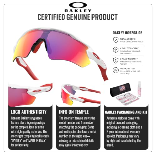 Image of Oakley RADAR EV PATH OO9208 Shield Sunglasses With Official Eyewear Kit