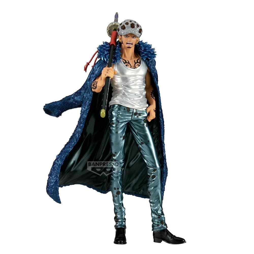 Banpresto Trafalgar Law One Piece Figurka - Premium (The Metallic) 31 cm - PZ71210P wielokolorowa - Figurka kolekcjonerska - Idealna dla fanów anime