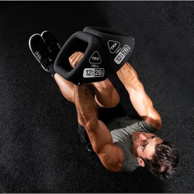 TRX YBell Neo Series 3-in-1 Kettlebell, Dumbbell and Push Up Bar Workout Equipment | Commercial Grade Neoprene Coated Surface | Perfect for Strength Training & Conditioning Workouts