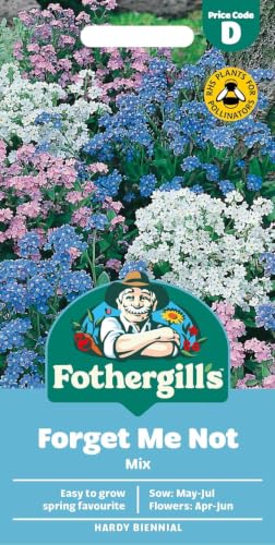 Fothergills Forget Me Not Mixed Flower Seeds 300 Seeds Sow: May-Jul Blue