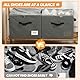 SITAKEGS Schuh-Aufbewahrungsbox, Schuh Organisator Container passt 12 Paare mit 2 Schuh-Taschen, Faltbare Aufbewahrungsbehälter für Schrank mit Zipable Clear Cover platzsparende Schuhe Halter