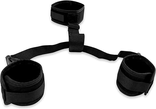 Juego de restricciones de cama sexuales para adultos, juguetes ajustables para parejas, juego de unión sexual, ataduras de manos y piernas para