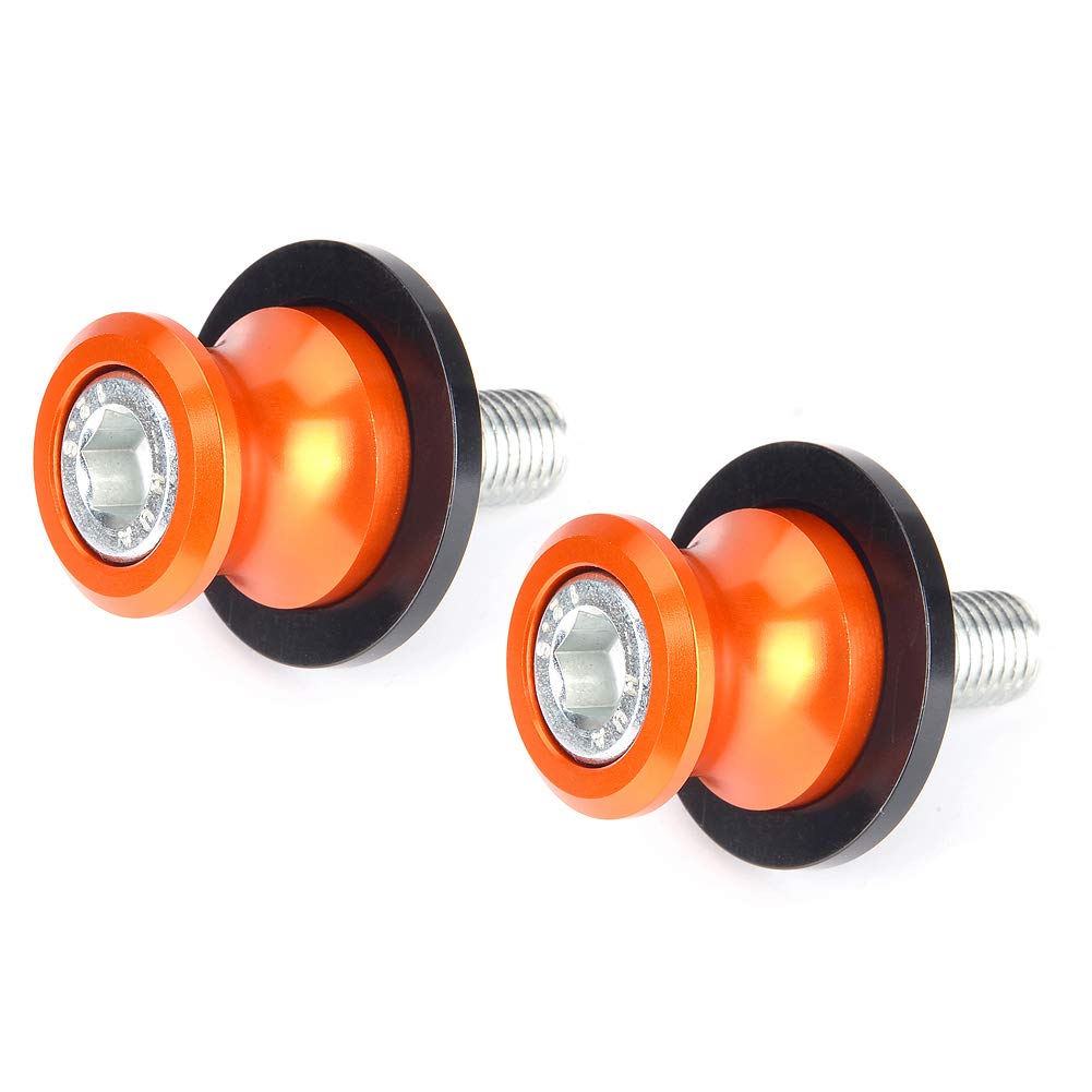 2020 サンダース #114 GEM M10 Xitomer 1 Pair M10 X1.25 Motorcycle Swing arm Sliders Spools