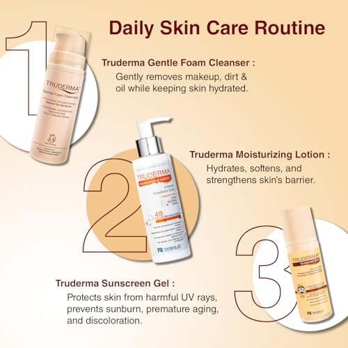 Image of Regaliz Truderma Gentle Foam Cleanser | With Ceramides, Hyaluronic Acid, CICA & Calendula Extract | Gentle Foaming Face Wash for Sensitive, Dry & Normal Skin | 140 ml
