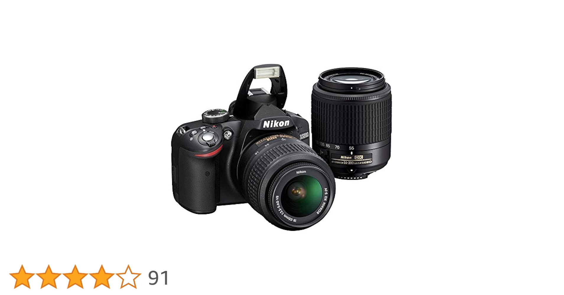 Amazon | Nikon D3200 24.2 MP CMOS デジタル一眼レフ 18-55mm
