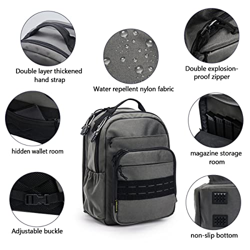 VEAGIA Range Backpack with Explosion-Proof Zippers